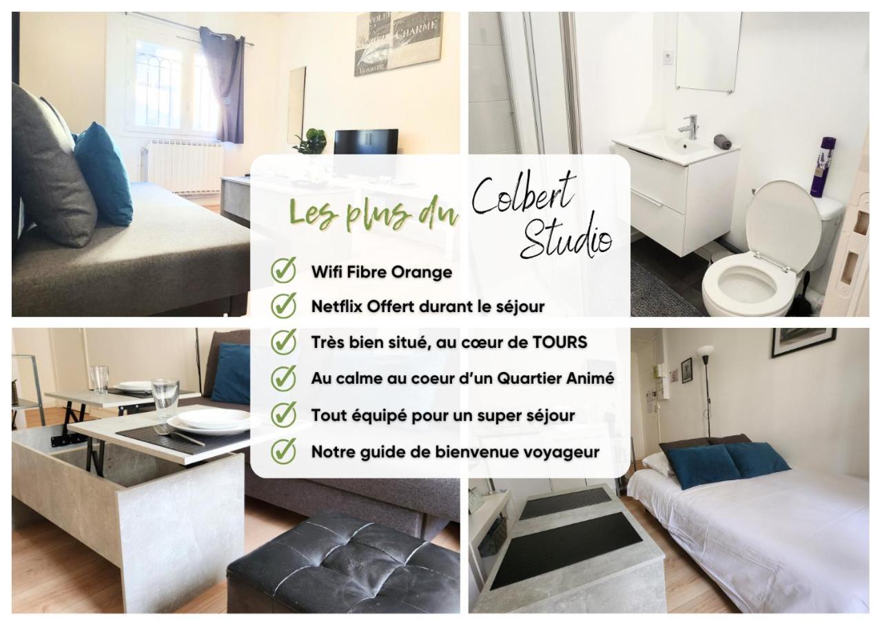 "Colbert Studio" Coeur De Ville - Cathedrale Saint Gatien ตูร์ ภายนอก รูปภาพ